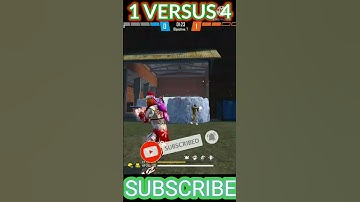 😈🔥1 VERSUS 4 CLUTCH 💯👊 //FREEFIRE #Shorts short