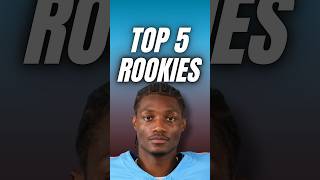 Top 5️⃣ Rookies Fantasy Football🏆 #nfl #fantasyfootball
