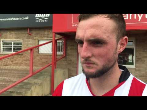 Carl Winchester speaking after the loss to Peterborough