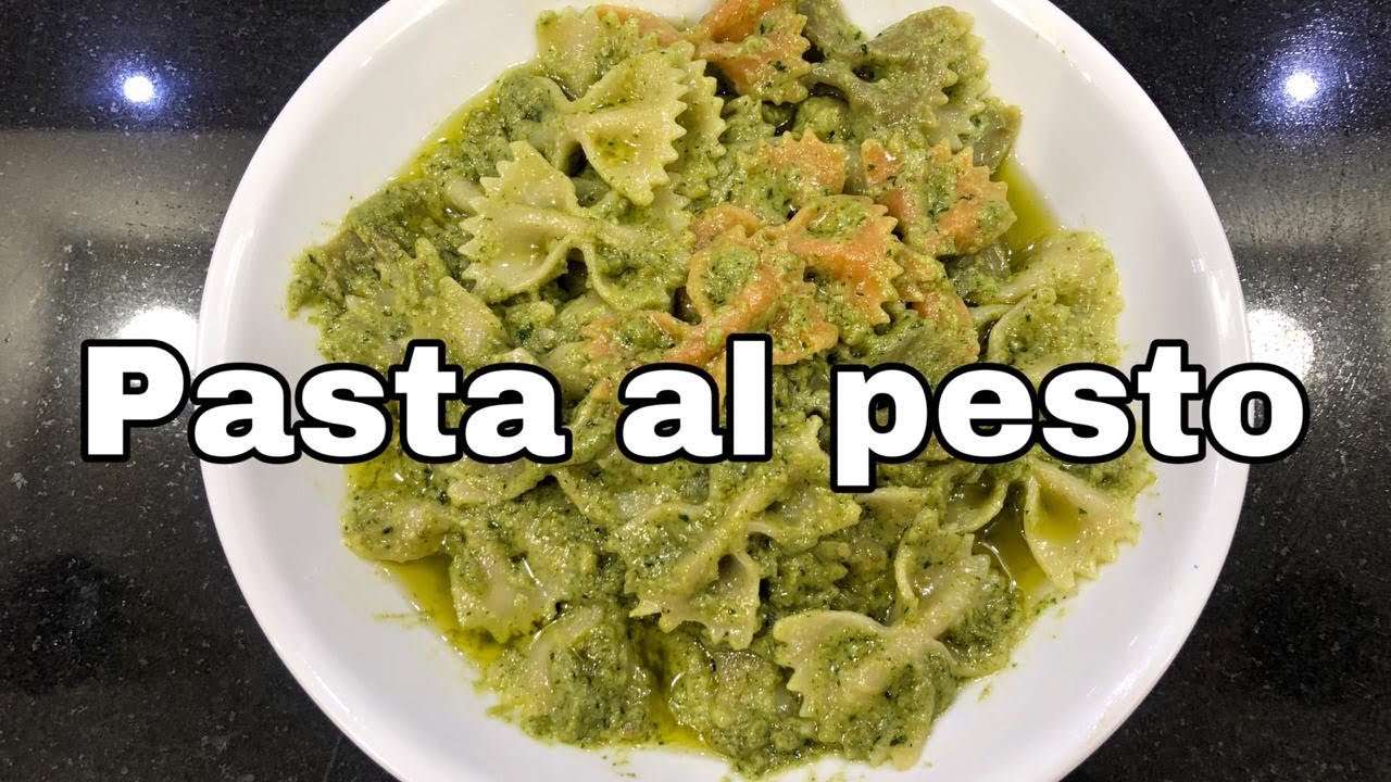 Pasta moño al pesto YouTube
