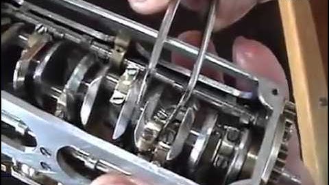 A handmade mini V12 engine