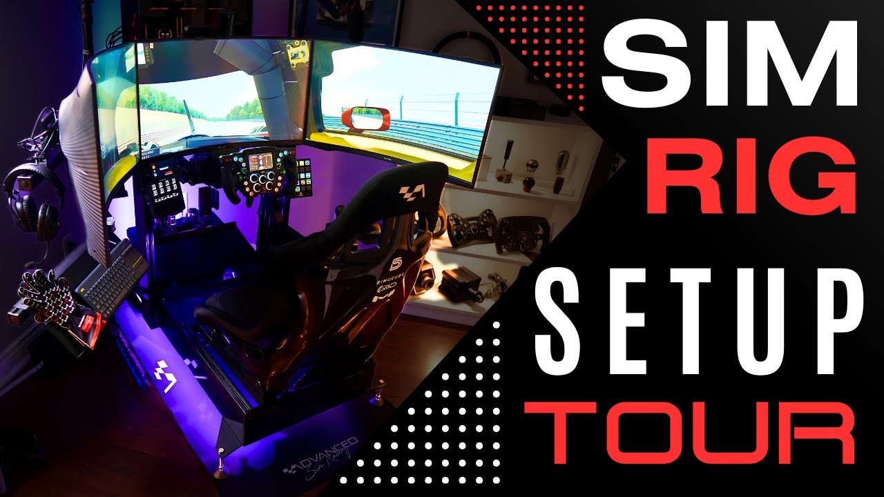 Take A Look Inside My Sim Racing Setup & Home Office! 