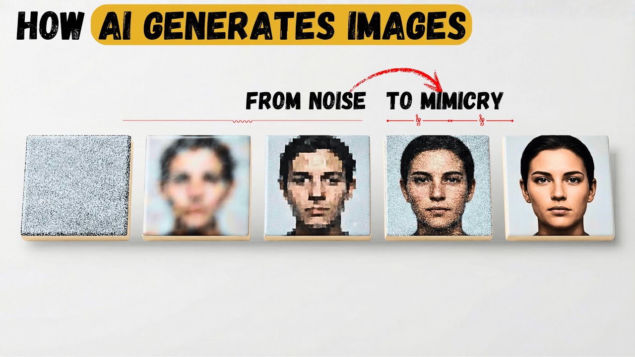 How AI Generates Images: From Noise to Mimicry - YouTube