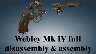 Webley Mk IV: full disassembly & assembly