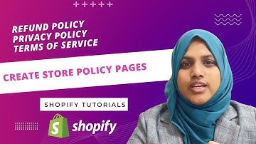 How to Add your Policy Pages in Shopify(Refund,Privacy & Terms of Service) | Shopify Tutorials Dubai