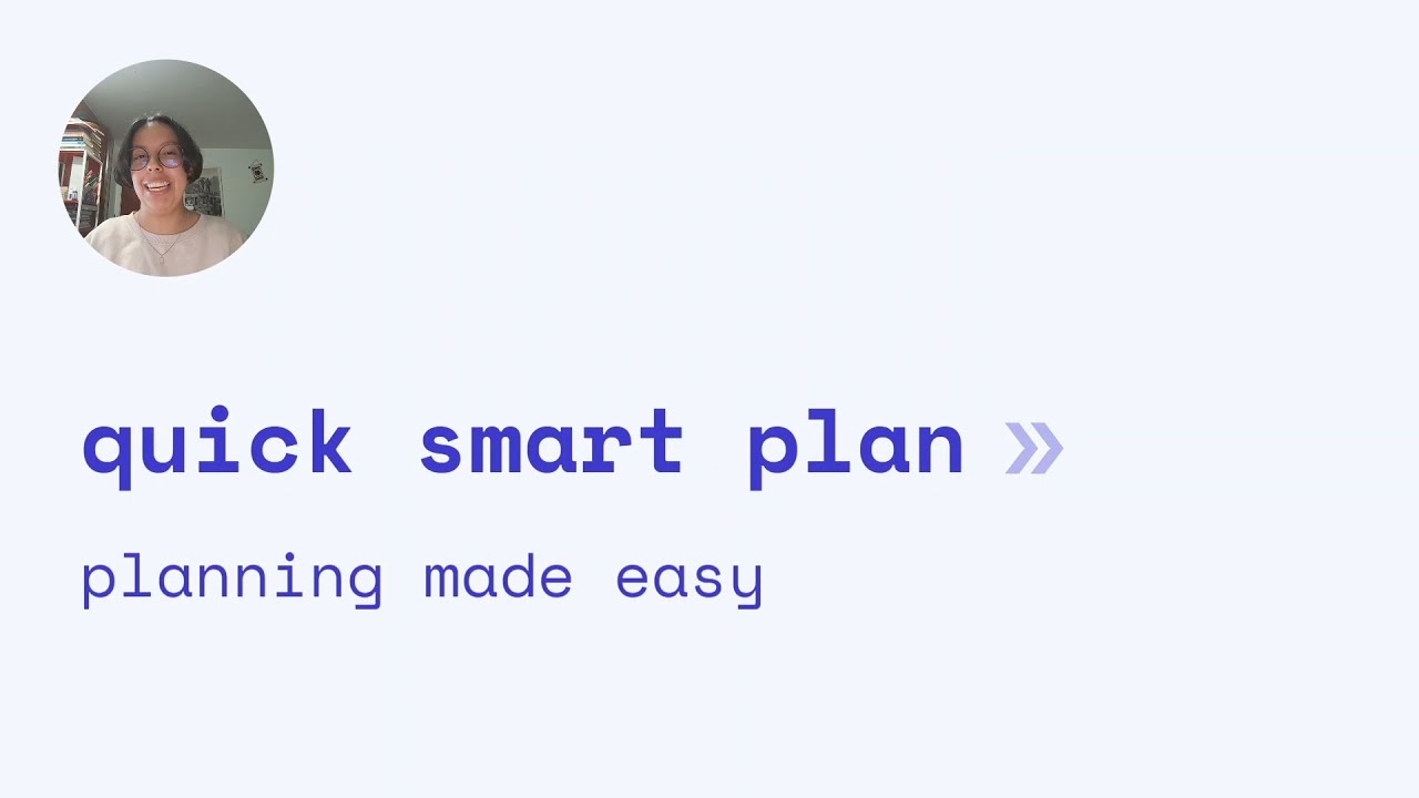 Quick Smart Plan » A planner app with Generative UI - YouTube