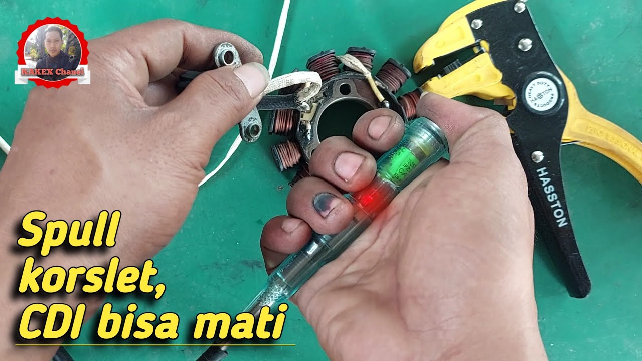 Bahaya spull korslet dengan pulser || Vario 110 mogok #KakexChannel
