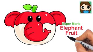 How to Draw an Elephant Fruit | Super Mario Bros. Wonder