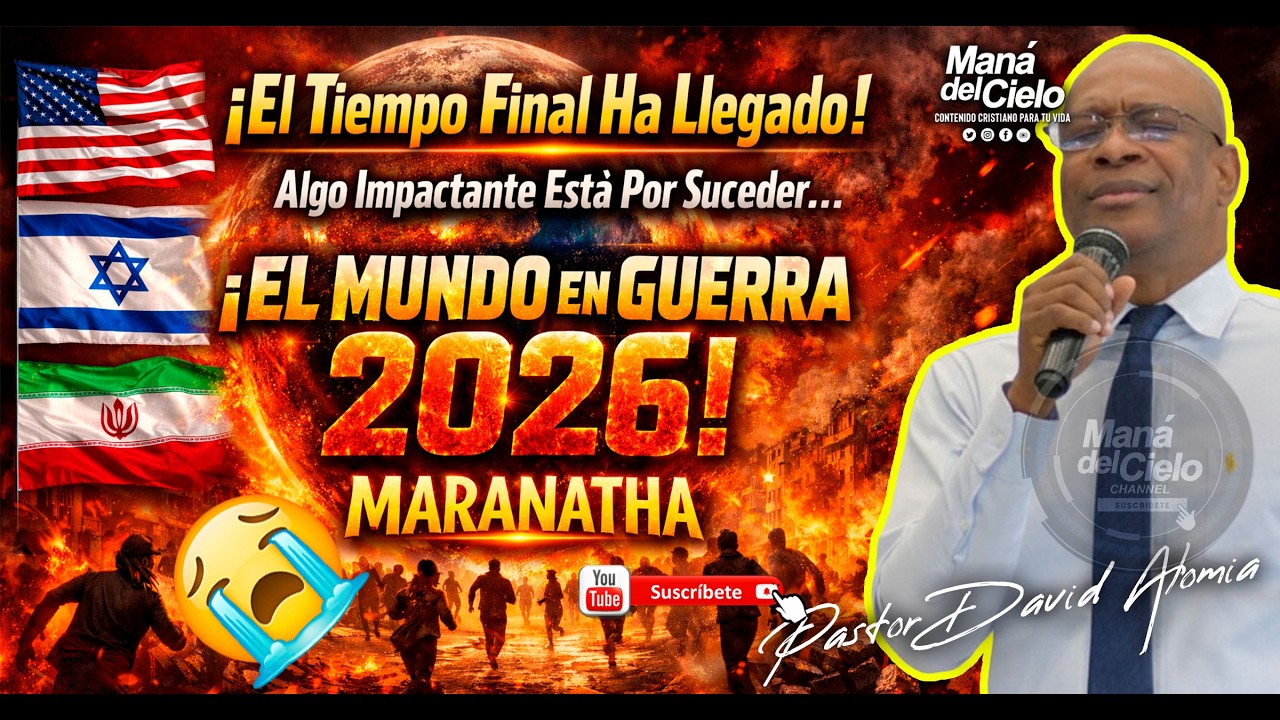 😭Guerra GLOBAL en 2026😲SEÑALES OCULTAS😲ISRAEL Y USA, IRAN😭INGLES ESPAÑOL🙌-Pastor David ALOMIA IPUC