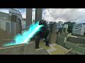 Big City Being Destroyed by GODZILLA!!! Garry's Mod