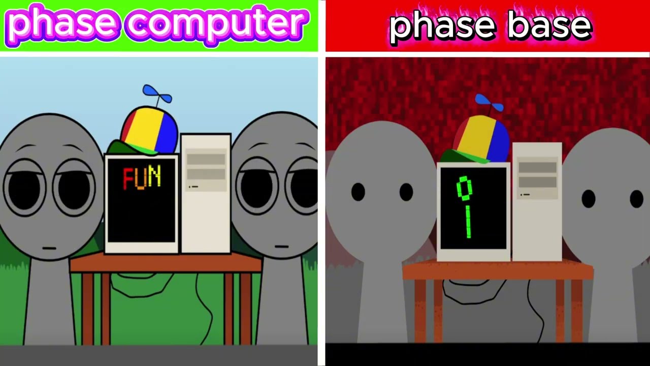 The Hidden Art of Sprunki / Oddly Satisfying / computer phase????