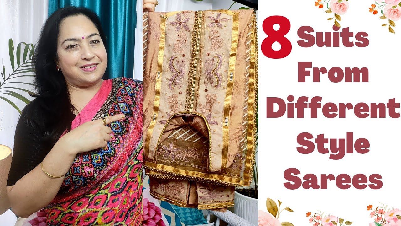 Make Dresses From Sarees-best 8 ideas for you