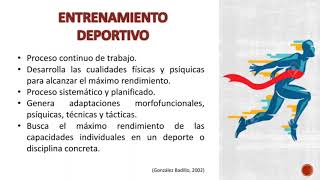 Conceptos básicos entrenamiento deportivo