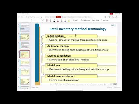 Chapter 9 (21-28) Retail Inventory Method -- Average Cost - YouTube