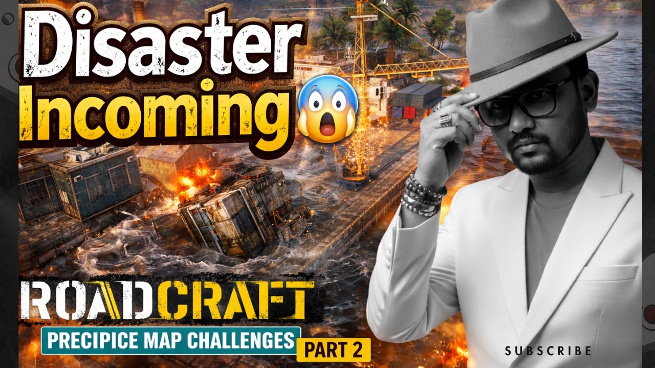 Disaster Incoming Disaster Incoming 😱 | Precipice Map Challenges | RoadCraft Gameplay ...