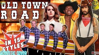 Ten Second Songs - Old Town Road in 15 Styles (Acoustic Cover)