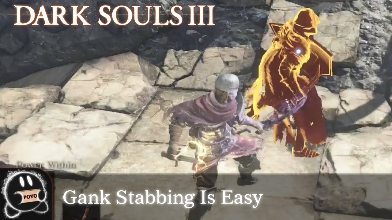 Dark Souls 3: Gank Stabbing Is Easy (Raw Clip)