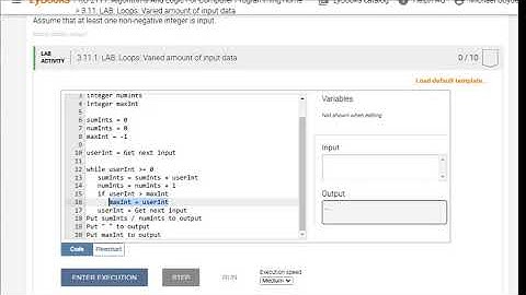 PRG 211 3 11 1 Loops Varied amount of input data