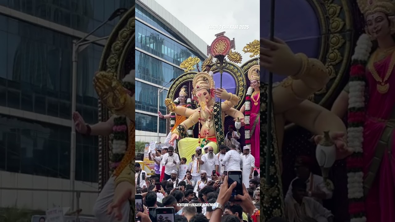 King 😍 TARDEO CHA RAJA Aagman Sohala 2025 | Lalbaug Parel | Mumbai Ganesh Utsav