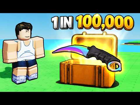 Getting RAREST KNIFE in Roblox My Knife Farm