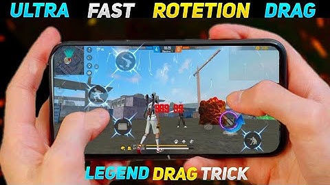 Raistar Rotetion Drag Trick In Free Fire | Rotetion Drag Handcam | Rotation Drag Kaise Mare |