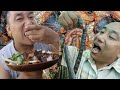 Snake mukbang naga village food