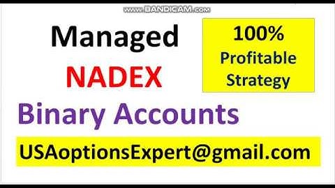 5 Minutes Nadex binary options trading strategy