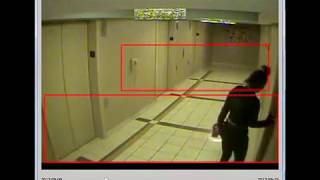 Kenneka Jenkins- MONIFAH seen with shoes and  black cloth to check door while "searching."