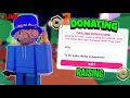 Pls donate big boy donating robux to viewers 