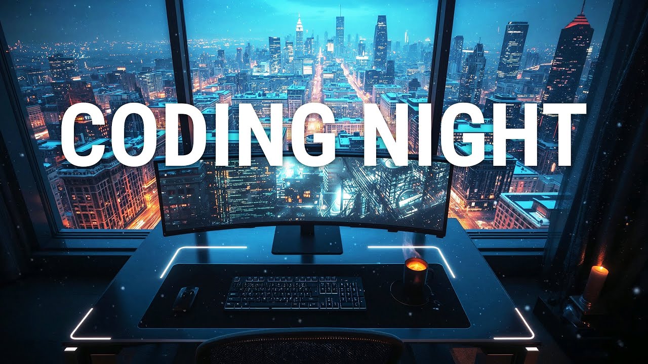 Night City Coding — 8 Hours Deep Focus Minimal Techno - YouTube