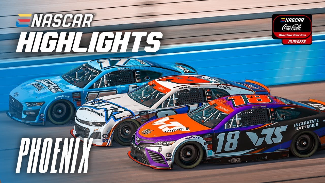 Exhilarating Battles at Phoenix! eNASCAR Coca-Cola iRacing Series Playoff Highlights | NASCAR