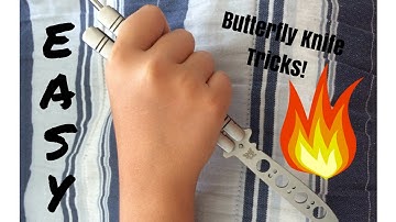 Beginner Butterfly Knife Tricks that look IMPRESSIVE