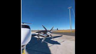 MSFS 2024 - Black Square King Air - Walkaround startup takeoff RNAV navigation and landing in VR screenshot 3