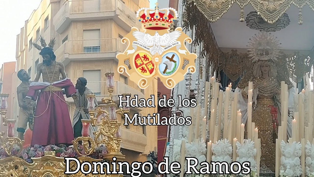 Hermandad de los Mutilados entrando en Carrera Oficial| Domingo de Ramos| Huelva 2025