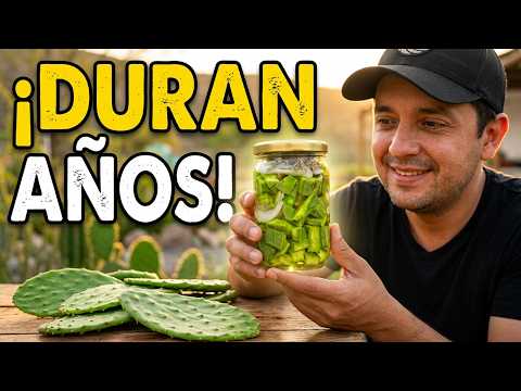 How to PRESERVE NOPALES for Years Step by Step 🌿