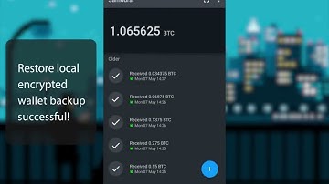 Samourai Wallet Tutorial Restore an existing wallet with Automatic Backup Fqpix h1oEU
