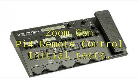 Zoom G5n - Remote Control On Raspberry Pi4