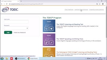 Descarga TOEIC SECURE BROWSER para examen TOEIC EN CASA