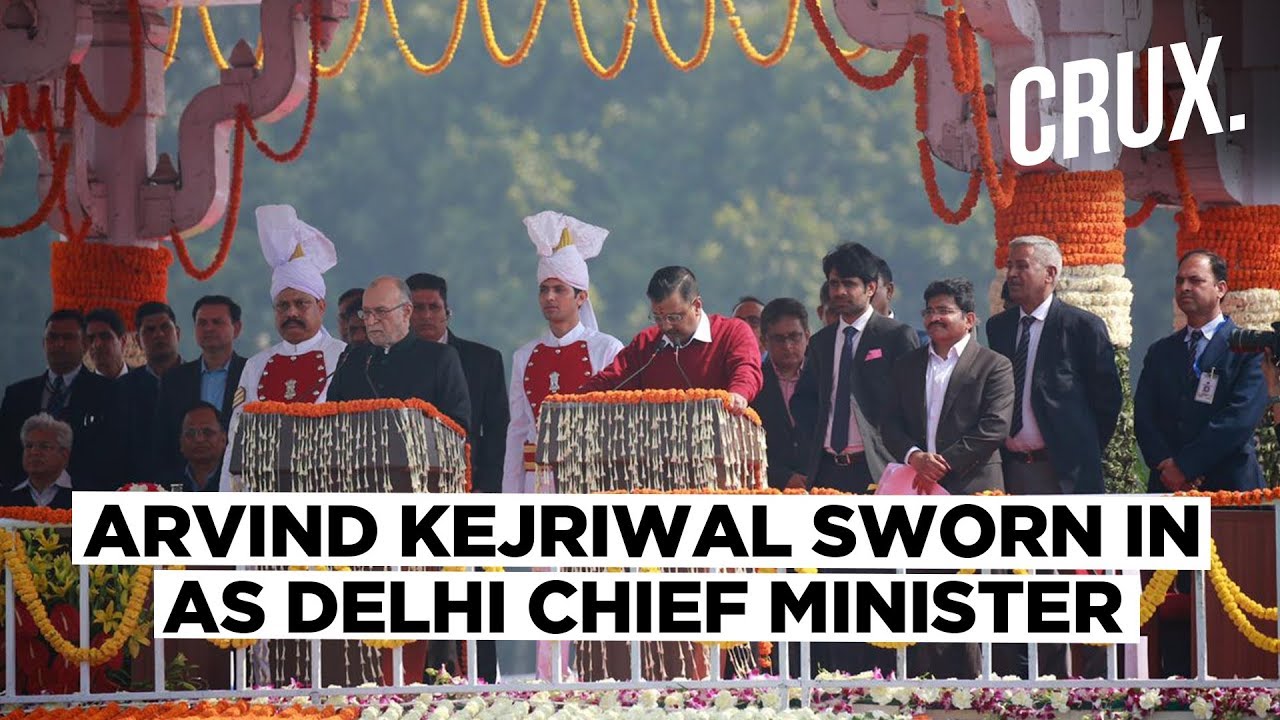 Arvind Kejriwal Takes Oath As Delhi Chief Minister For Third Time YouTube