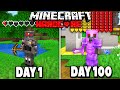 I Survived 100 Days In Hardcore Minecraft UHC..