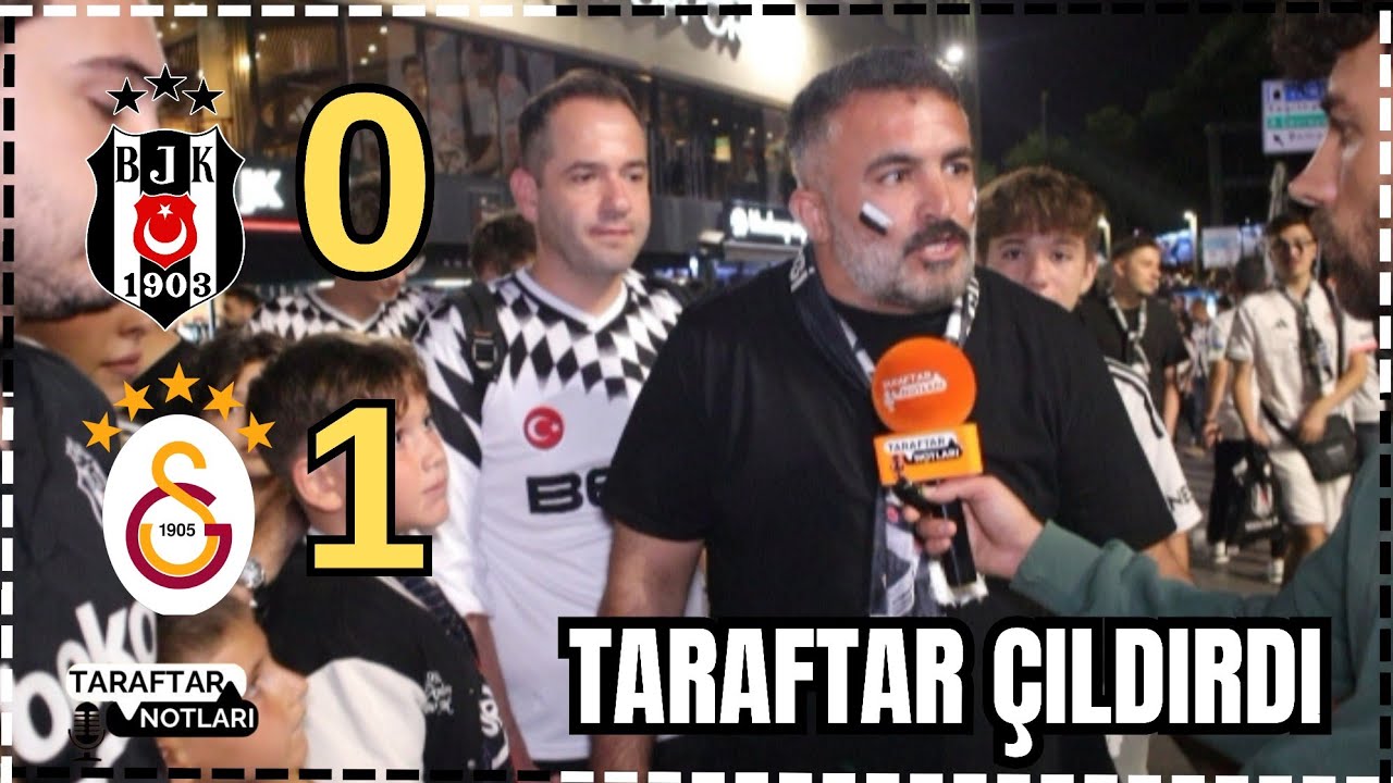 TARAFTAR ÇILDIRDI !! Beşiktaş 0-1 Galatasaray Olaylı Maç Sonu Taraftar Notları