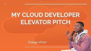 Cloud Expert Elevator Pitch DevOps