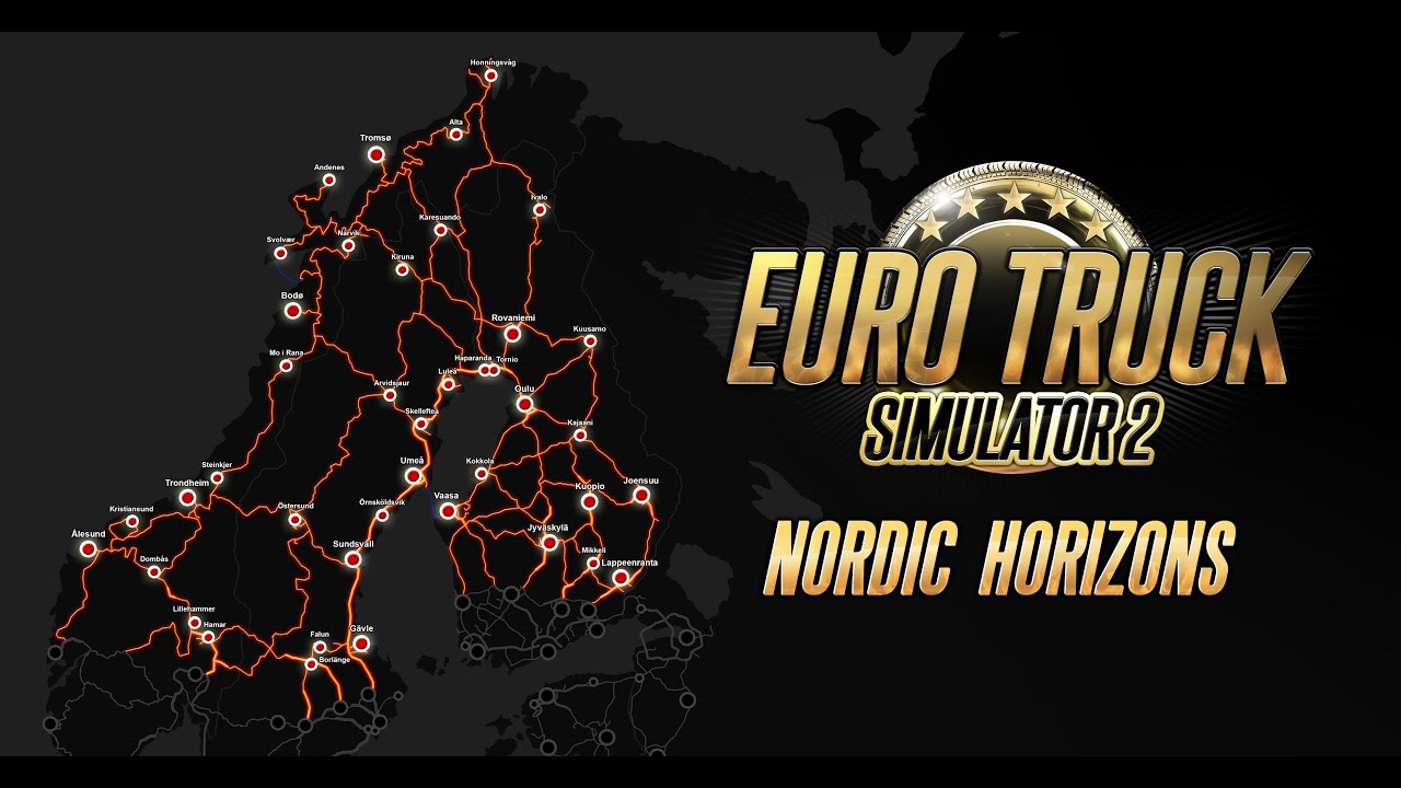 “Exploring the New Nordic Map! 4,000 km Convoy with Double Trailers | ETS2 Multiplayer”