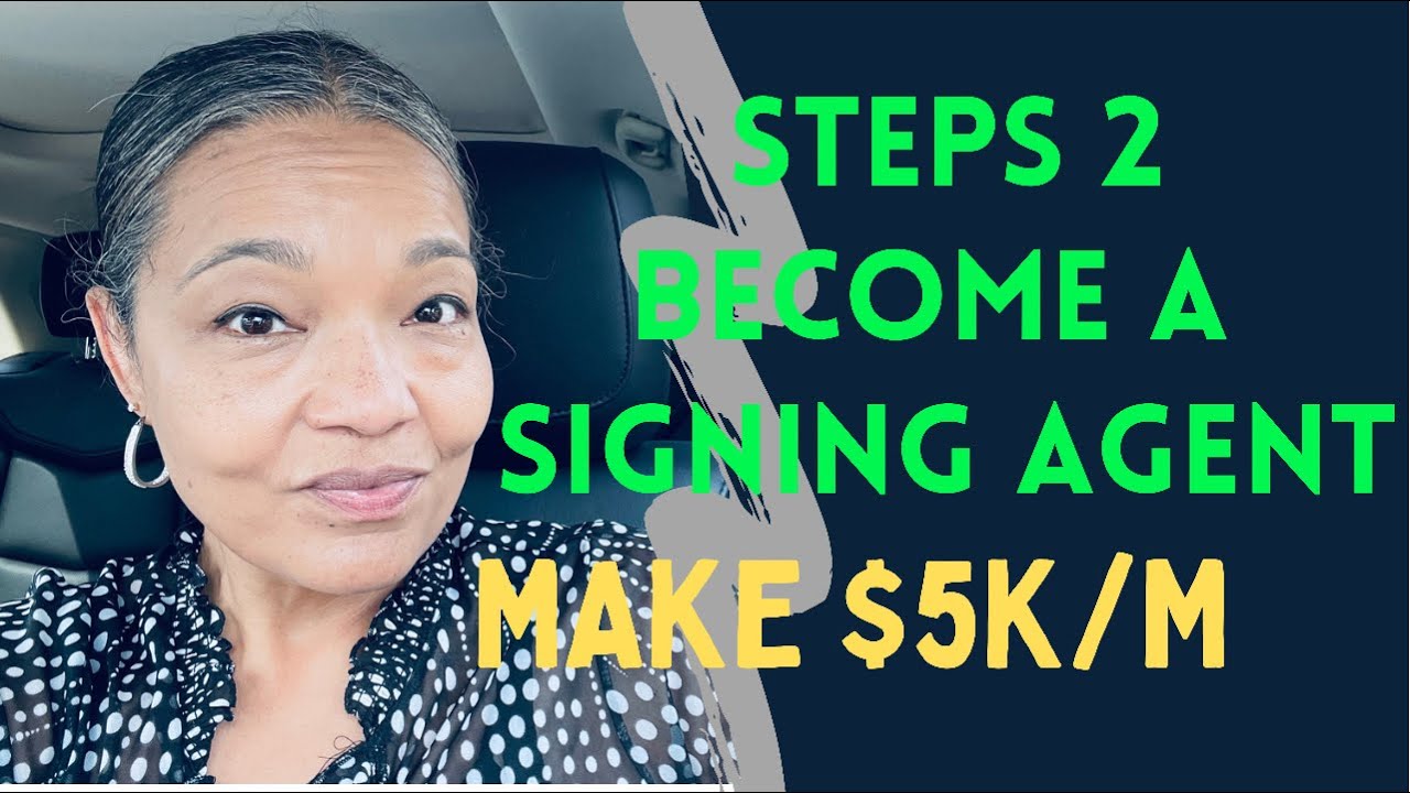 Steps To Become A Signing Agent Loan Signing Agents Make 1K 5K M 