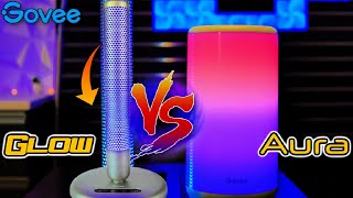 Govee Aura vs Glow Smart Table Lamp - Which Should You Buy?