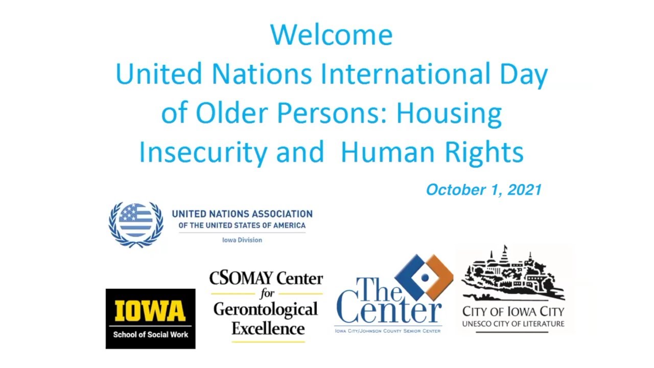 United Nations International Day of Older Persons - YouTube