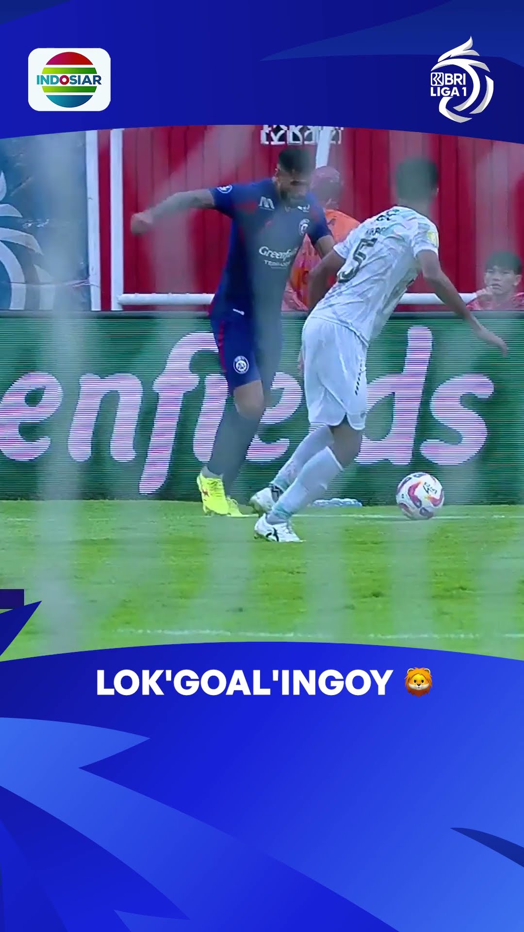 Lokolingoy berhasil bertanggung jawab sebagai target man dengan cetak gol! #shorts #liga1