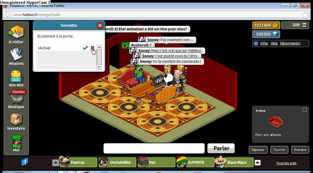 Interview Snowy Dans Habboz Fr Serveur Omega Fait Par Rocknroll