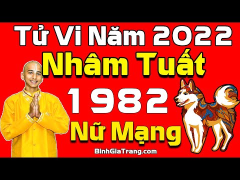 Video Xem tử vi 2022 Nhâm Tuất 1982 nữ mạng: Sao Thổ Tú, hạn... - youtube
