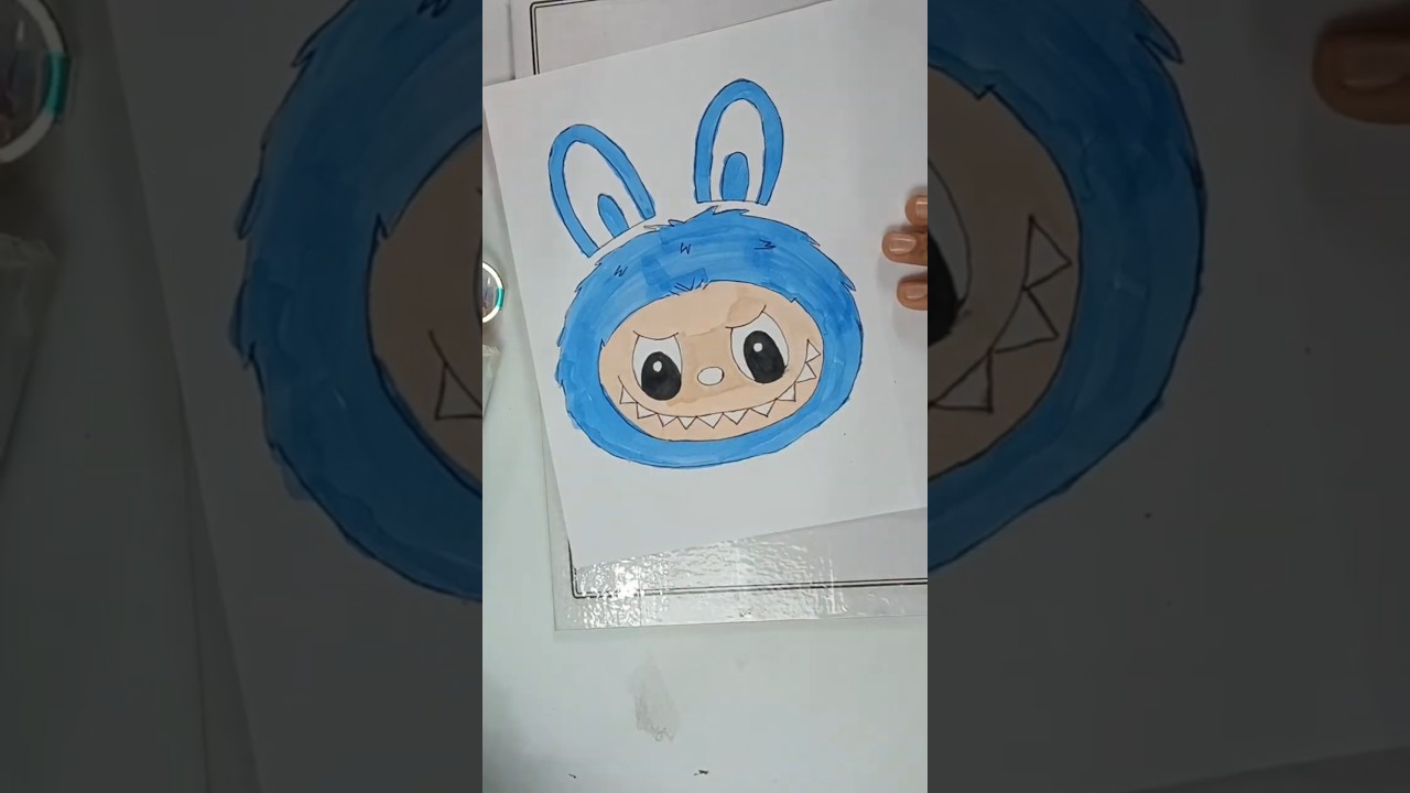 Labubu Squishy DIY | Cute Handmade Squishy Making 🩵✨